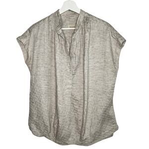 Koch Basketball Popover Blouse Women's Size S Made in USA